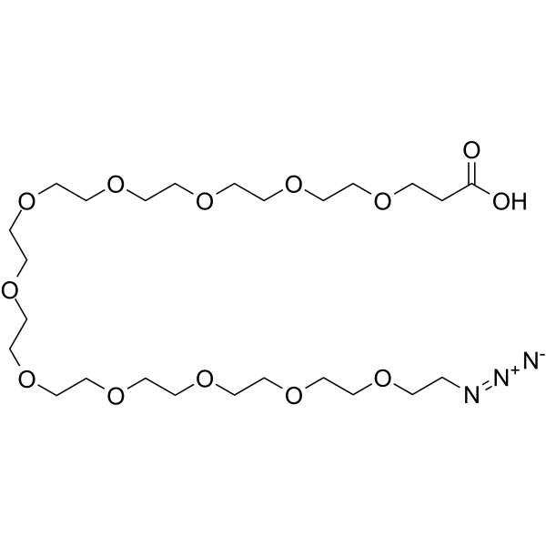 Azido-PEG11-acid(Synonyms: N3-PEG11-CH2CH2COOH)