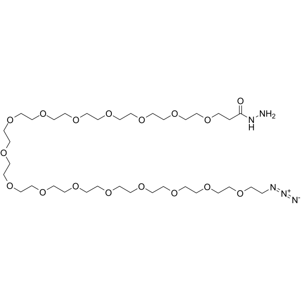 N3-PEG16-Hydrazide Chemical Structure N3-PEG16-Hydrazide