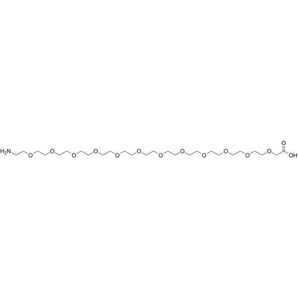Amino-PEG12-CH2COOH Chemical Structure Amino-PEG12-CH2COOH