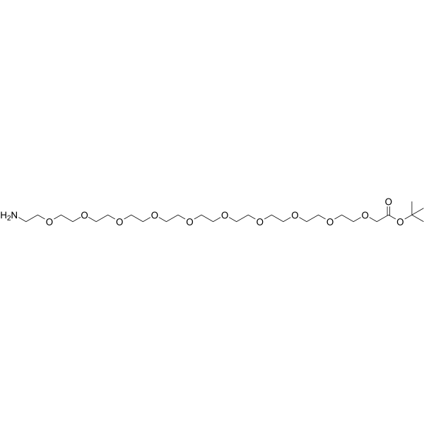 Amino-PEG10-CH2-Boc