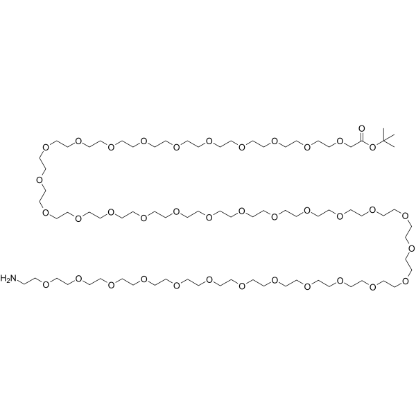 Amino-PEG36-CH2-Boc Chemical Structure Amino-PEG36-CH2-Boc
