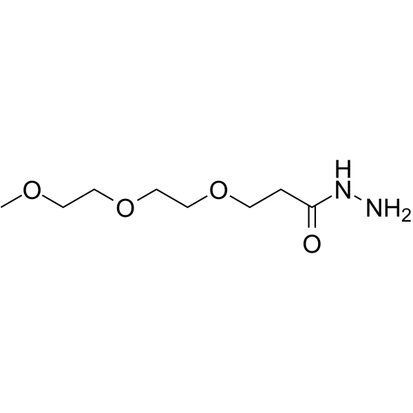 m-PEG3-Hydrazide Chemical Structure m-PEG3-Hydrazide