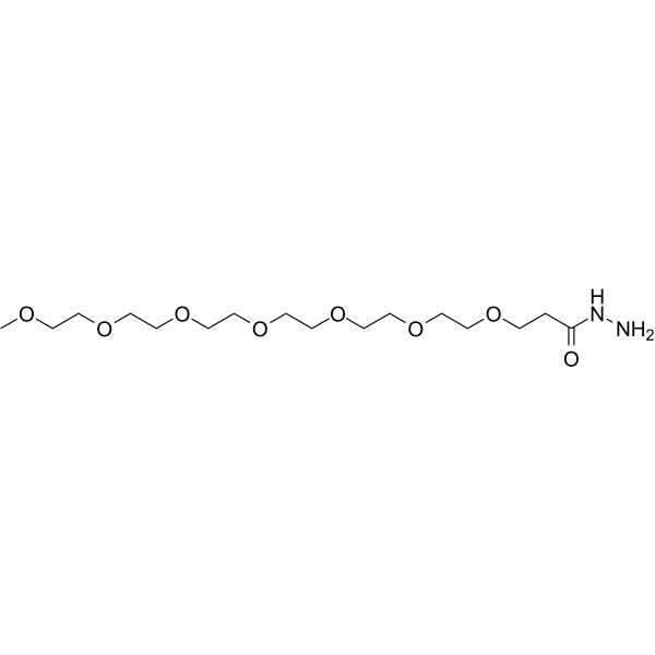 m-PEG7-Hydrazide Chemical Structure m-PEG7-Hydrazide