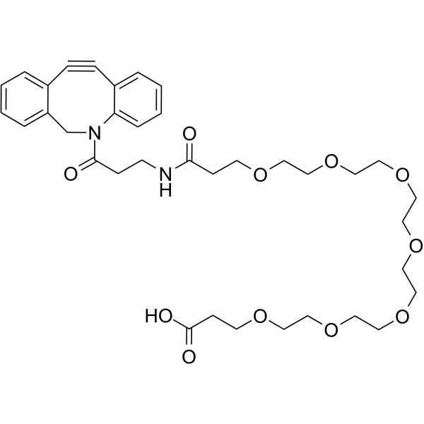 DBCO-NHCO-PEG7-acid Chemical Structure DBCO-NHCO-PEG7-acid