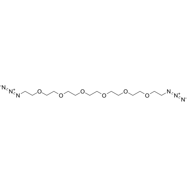 Azido-PEG6-azide Chemical Structure Azido-PEG6-azide