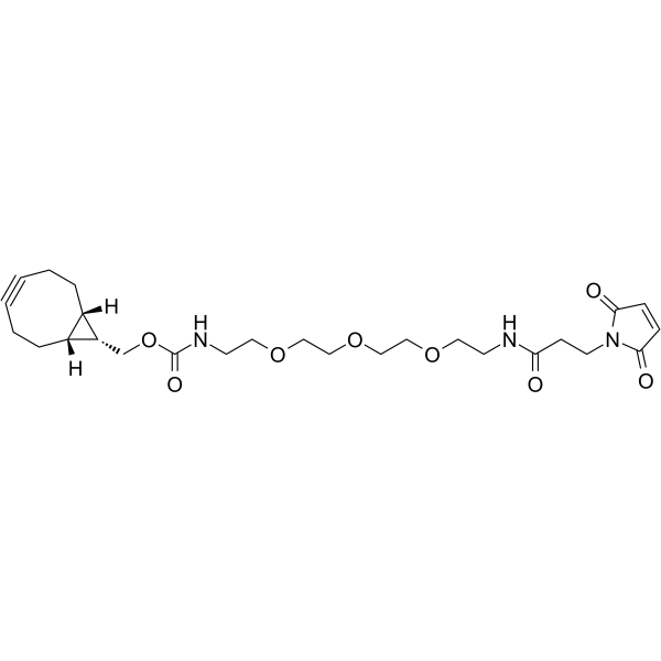 endo-BCN-PEG3-mal Chemical Structure endo-BCN-PEG3-mal