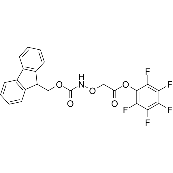Fmoc-aminooxy-PFP ester Chemical Structure Fmoc-aminooxy-PFP ester
