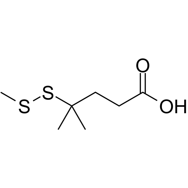 4-Methyl-4-(methyldisulfanyl)pentanoic acid