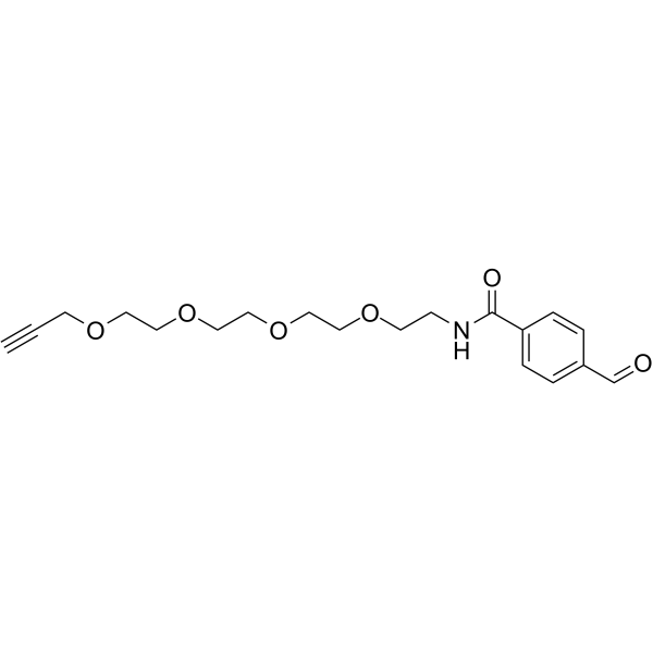 Ald-Ph-amido-PEG4-propargyl(Synonyms: Ald-benzyl-amide-PEG4-propargyl)