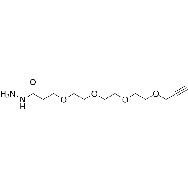 Propargyl-PEG4-hydrazide Chemical Structure Propargyl-PEG4-hydrazide