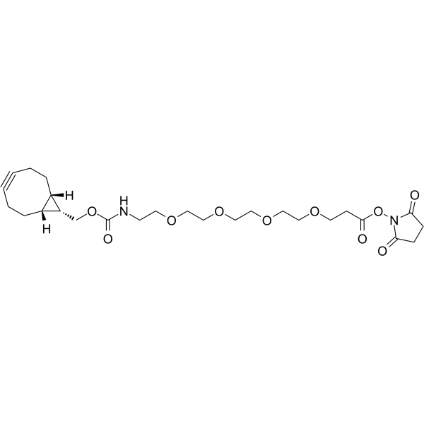 BCN-PEG4-NHS ester Chemical Structure BCN-PEG4-NHS ester