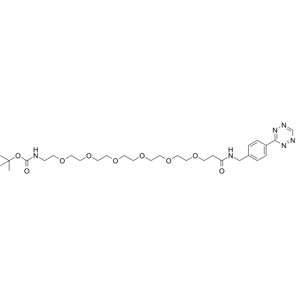 Tetrazine-Ph-NHCO-PEG6-NH-Boc
