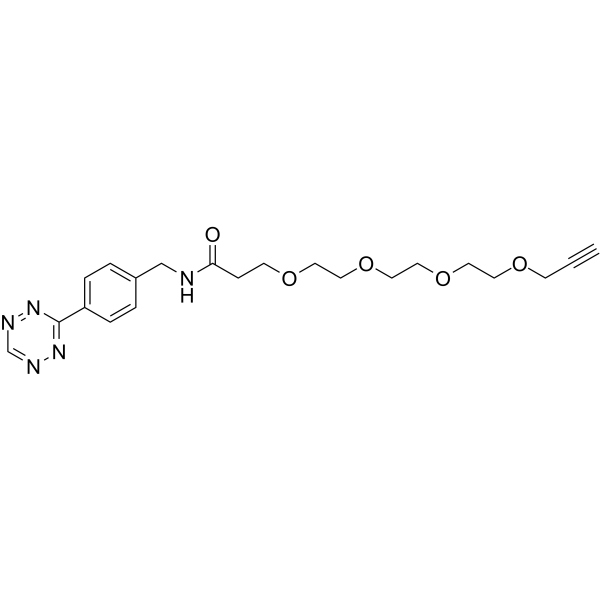 Tetrazine-Ph-NHCO-PEG4-alkyne