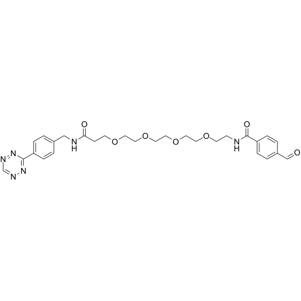 Tetrazine-Ph-PEG4-Ph-aldehyde