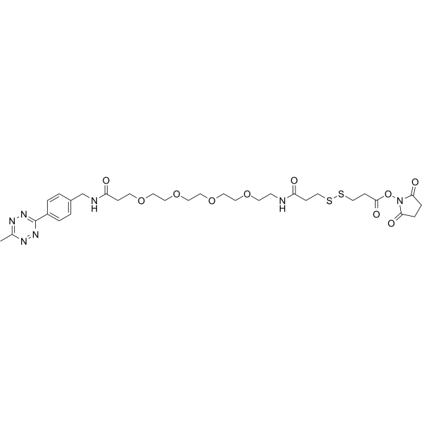 Methyltetrazine-PEG4-SS-NHS ester