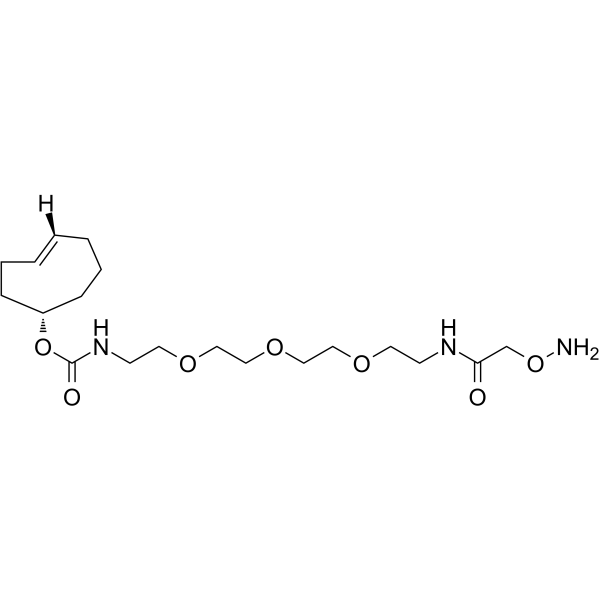TCO-PEG3-oxyamine Chemical Structure TCO-PEG3-oxyamine