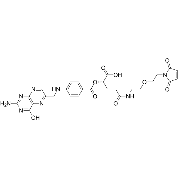 Folate-PEG1-mal Chemical Structure Folate-PEG1-mal