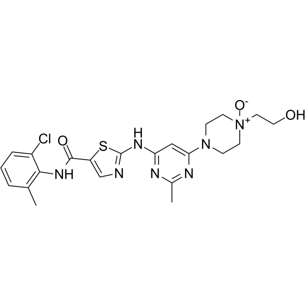 Dasatinib N-oxide(Synonyms: 达沙替尼N氧化物；达沙替尼杂质)