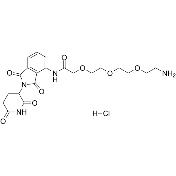 Pomalidomide-amino-PEG3-NH2 hydrochloride