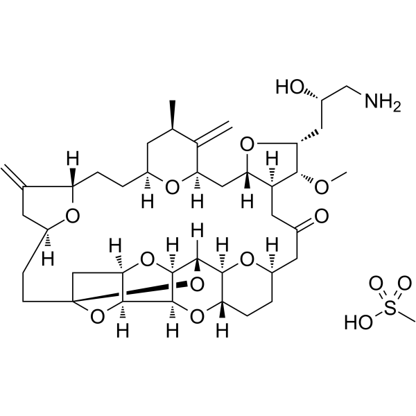 Eribulin mesylate(Synonyms: 甲磺酸艾日布林; B1939 mesylate; E7389 mesylate; ER-086526 mesylate)