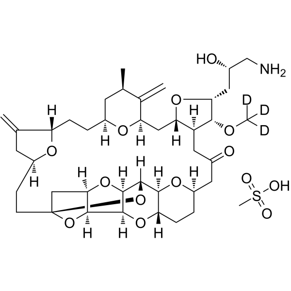 Eribulin-d3 mesylate(Synonyms: 甲磺酸艾日布林 d3 (甲磺酸盐))