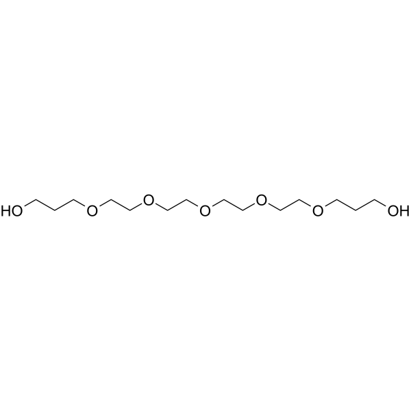 Propanol-PEG5-CH2OH Chemical Structure Propanol-PEG5-CH2OH
