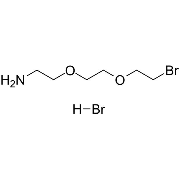 Bromo-PEG2-NH2 hydrobromide Chemical Structure Bromo-PEG2-NH2 hydrobromide