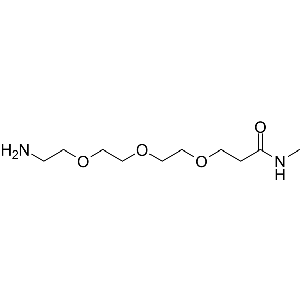 Methylacetamide-PEG3-NH2 Chemical Structure Methylacetamide-PEG3-NH2