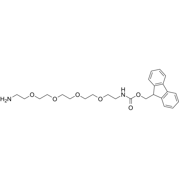 Fmoc-N-amido-PEG4-amine Chemical Structure Fmoc-N-amido-PEG4-amine