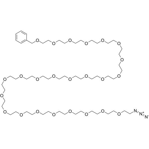 Benzyl-PEG24-azide Chemical Structure Benzyl-PEG24-azide