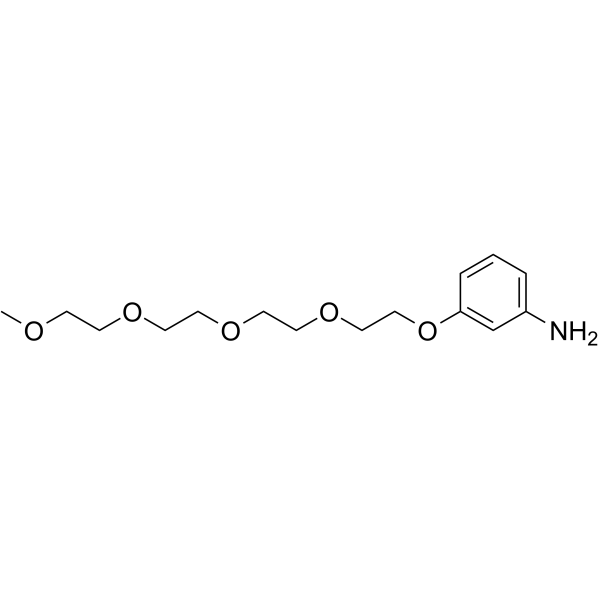 3-Aminophenol-PEG4-methyl Chemical Structure 3-Aminophenol-PEG4-methyl