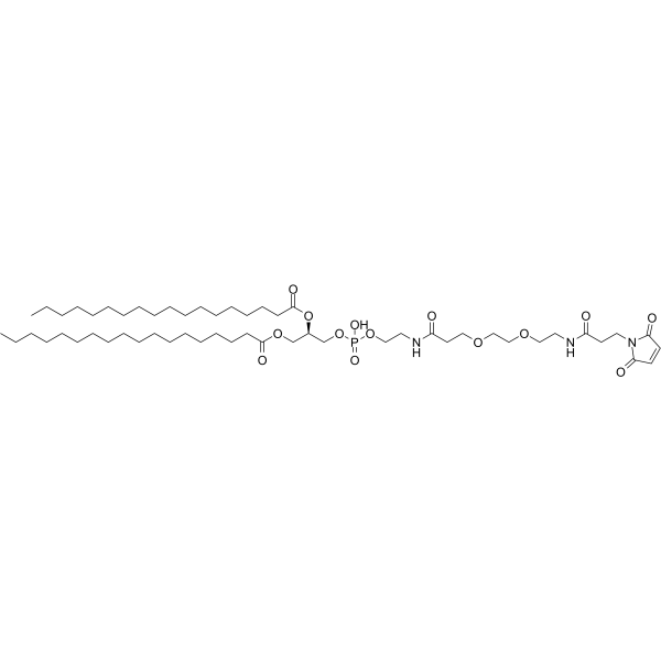 DSPE-PEG2-mal Chemical Structure DSPE-PEG2-mal