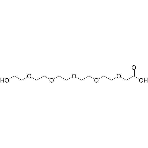 HO-PEG5-CH2COOH Chemical Structure HO-PEG5-CH2COOH
