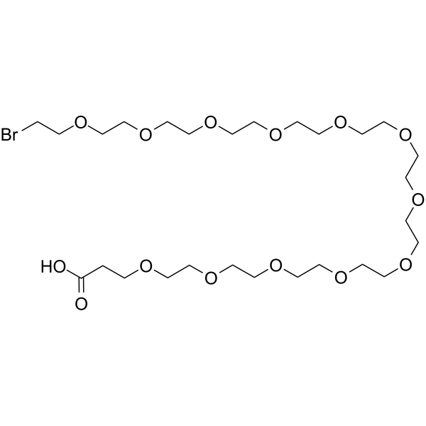 Bromo-PEG12-acid Chemical Structure Bromo-PEG12-acid