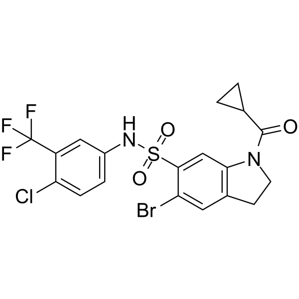 Indophagolin Chemical Structure Indophagolin