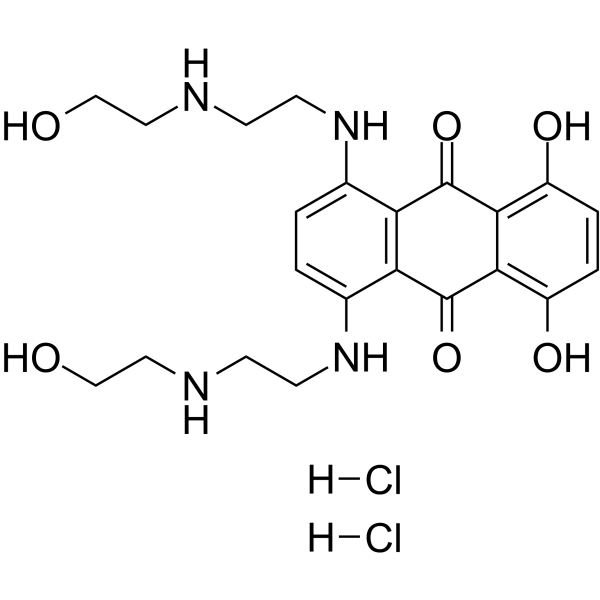 Mitoxantrone dihydrochloride(Synonyms: 米托蒽醌二盐酸盐; mitozantrone dihydrochloride)