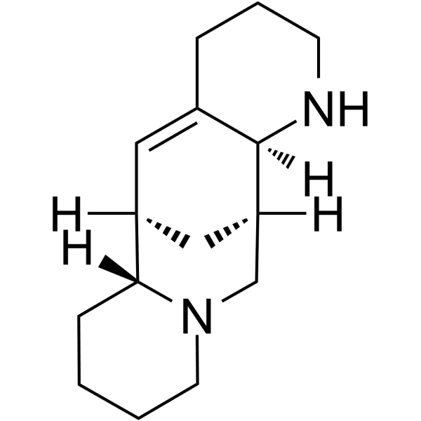 Aloperine Chemical Structure Aloperine(Synonyms: 苦豆碱)