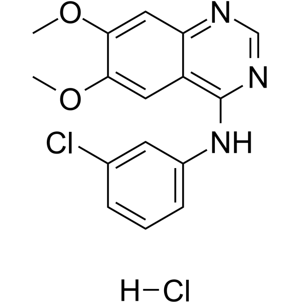 AG-1478 hydrochloride(Synonyms: Tyrphostin AG-1478 hydrochloride; NSC 693255 hydrochloride)