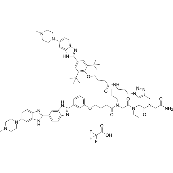 Targaprimir-96 TFA Chemical Structure Targaprimir-96 TFA