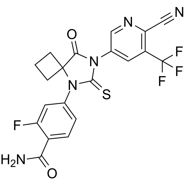 N-Desmethyl-Apalutamide Chemical Structure N-Desmethyl-Apalutamide