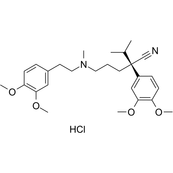 (R)-Verapamil hydrochloride(Synonyms: (R)-(+)-Verapamil hydrochloride)