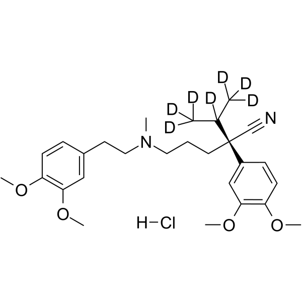 (R)-Verapamil D7 hydrochloride(Synonyms: (R)-(+)-Verapamil D7 hydrochloride)