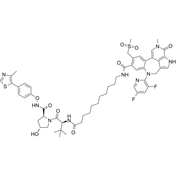PROTAC BRD4 Degrader-3 Chemical Structure PROTAC BRD4 Degrader-3