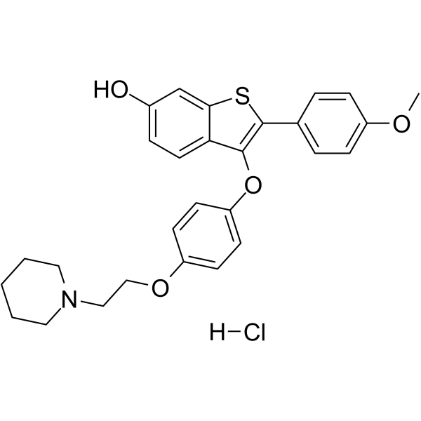 Arzoxifene hydrochloride(Synonyms: LY353381 hydrochloride; SERM III hydrochloride)