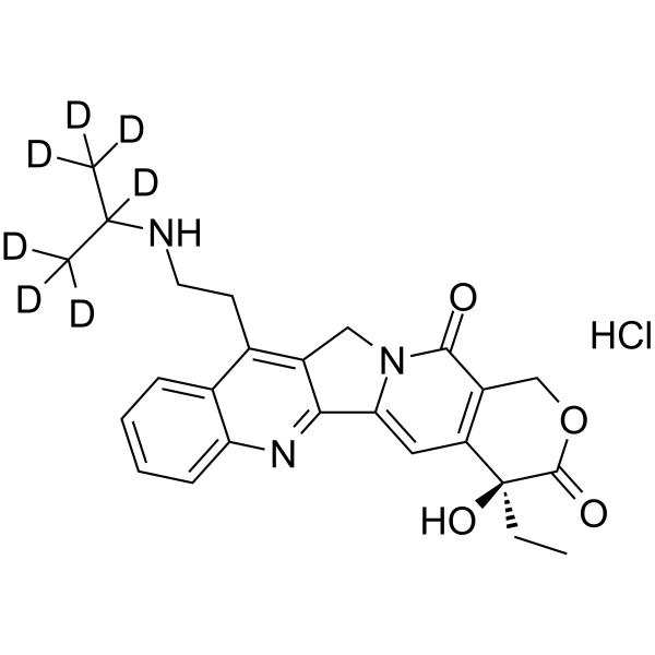Belotecan-d7 hydrochloride(Synonyms: 盐酸贝洛替康 d7 (盐酸盐))