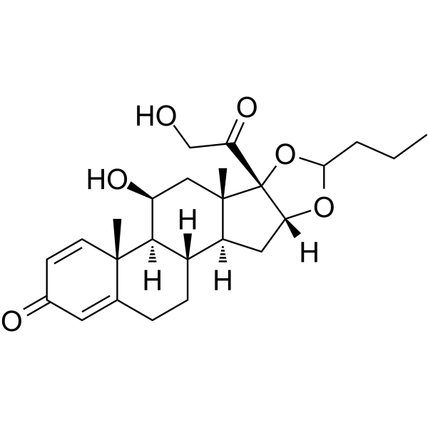 Budesonide Chemical Structure Budesonide(Synonyms: 布地奈德)