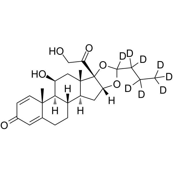 Budesonide-d8(Synonyms: 布地奈德 d8)