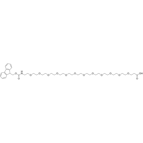 Fmoc-NH-PEG12-CH2CH2COOH Chemical Structure Fmoc-NH-PEG12-CH2CH2COOH