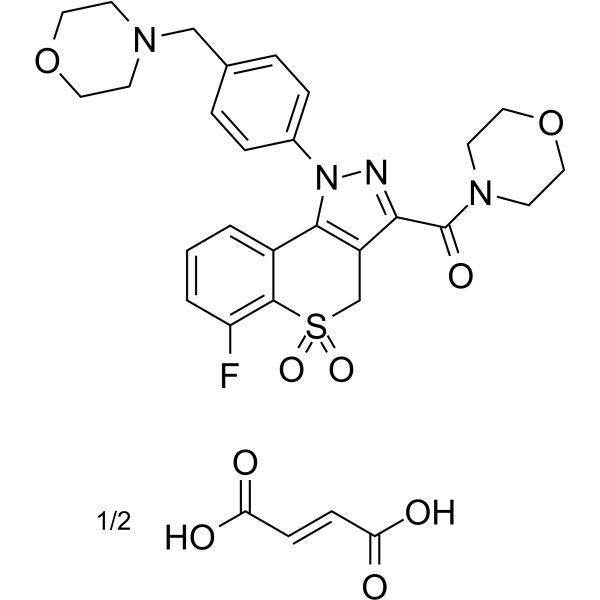 MSC2360844 hemifumarate