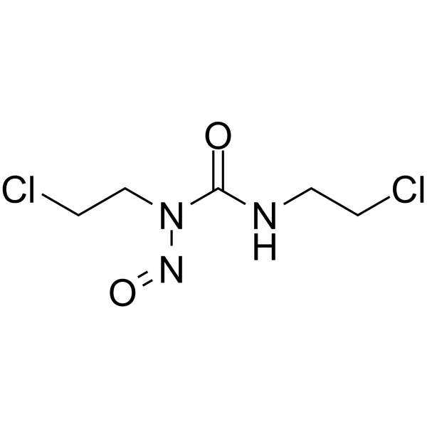 Carmustine Chemical Structure Carmustine(Synonyms: 卡莫司汀)